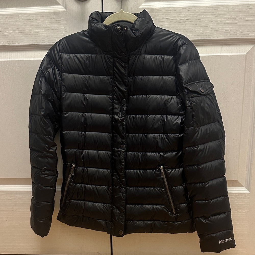 Marmot Jet Black Quilted down Jacket